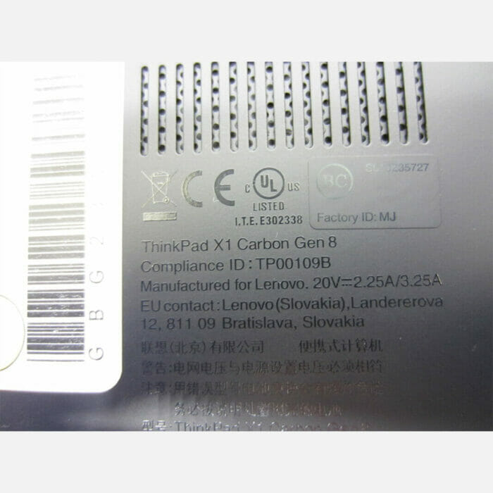 Lenovo ThinkPad X1 Carbon Gen 8 Intel Core i7-10510U Image 10