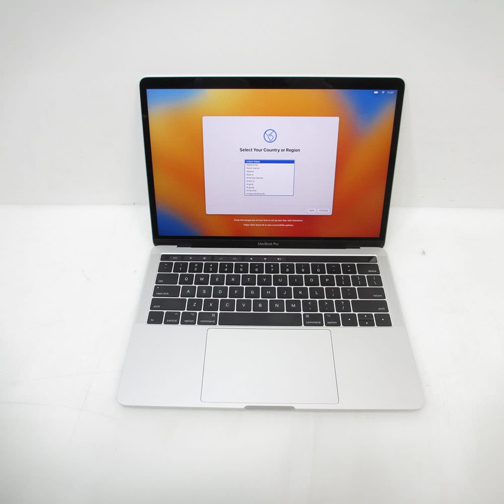 初期化済】MacBook Pro 2017 13インチ 電源付き touch - MacBook本体