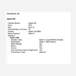 Refurbished Apple 2022 MacBook Air M2
